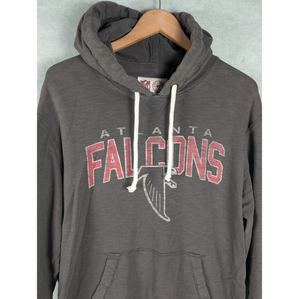 Atlanta Falcons Hoodie Men's Extra Large (XL) Gray Pullover '47 Brand